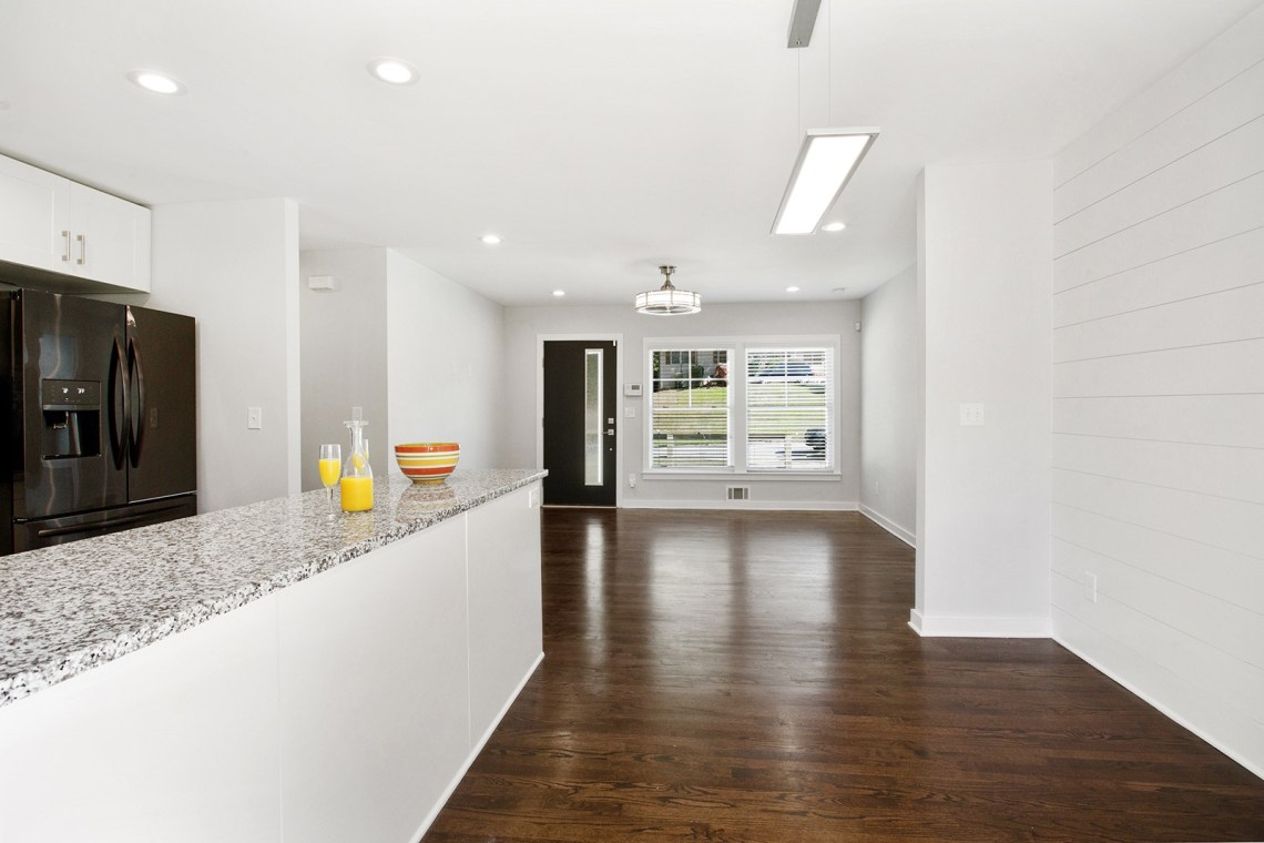 12 view of living room from dining room