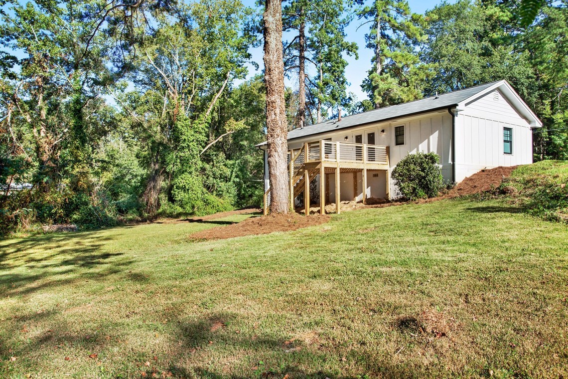 24 from backyard view to back of house