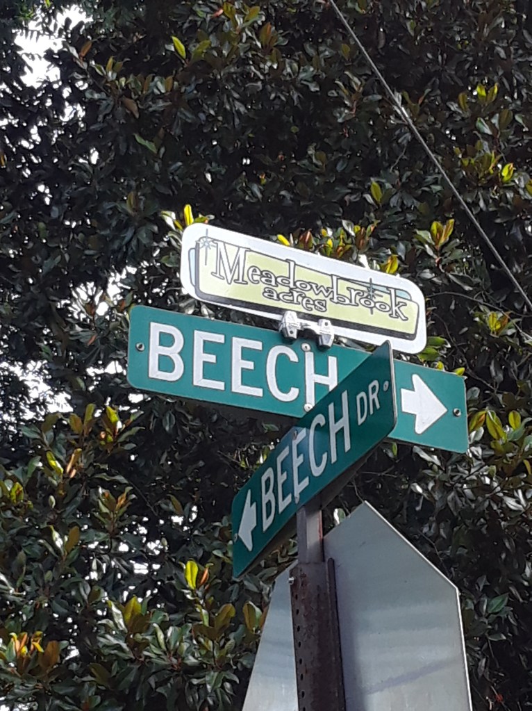 Meadowbrook Acres Street Sign Toppers Decatur Neighborhood